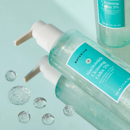 JABON FACIAL NIACINAMIDE CLEANSING GELEE 3%  NATURIUM 210ML