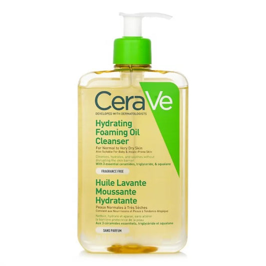 LIMPIADOR HIDRATANTE FOAMING OIL CERAVE 355ML