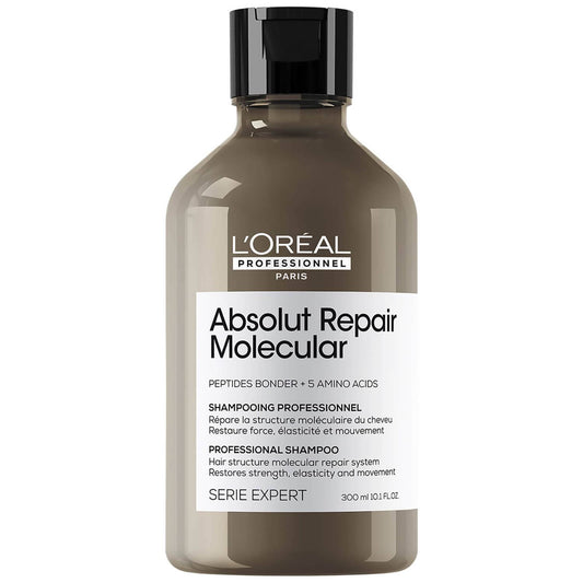 ABSOLUT REPAIR MOLECULAR SHAMPOO LOREAL PROFESSIONNEL PARIS 300 ML