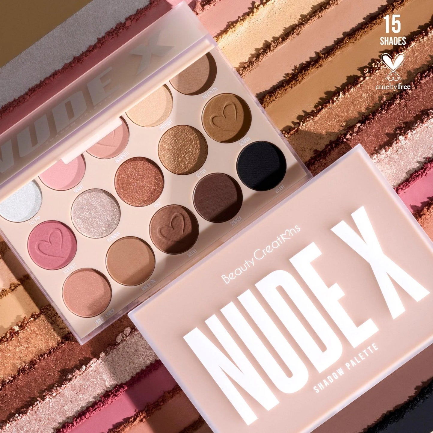 PALETA DE SOMBRS NUDE X BEAUTY CREATIONS