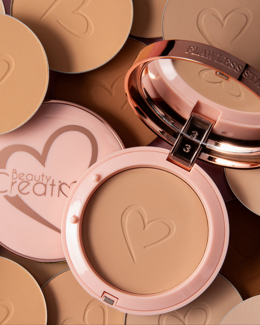 POLVO COMPACTO BEAUTY CREATIONS FLAWLESS STAY POWDER FOUNDATION