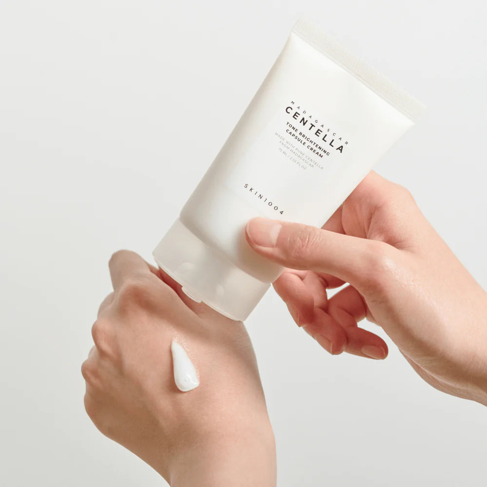 CREMA DE CAPSULA ILUMINADORA DE TONO CENTELLA MADAGASCAR SKIN1004